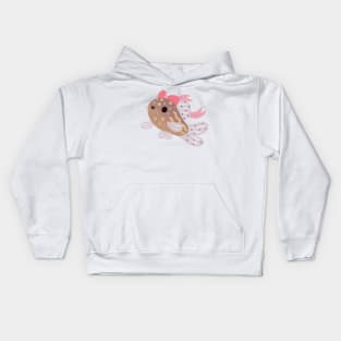 Ribbon corydoras - sterbai Kids Hoodie